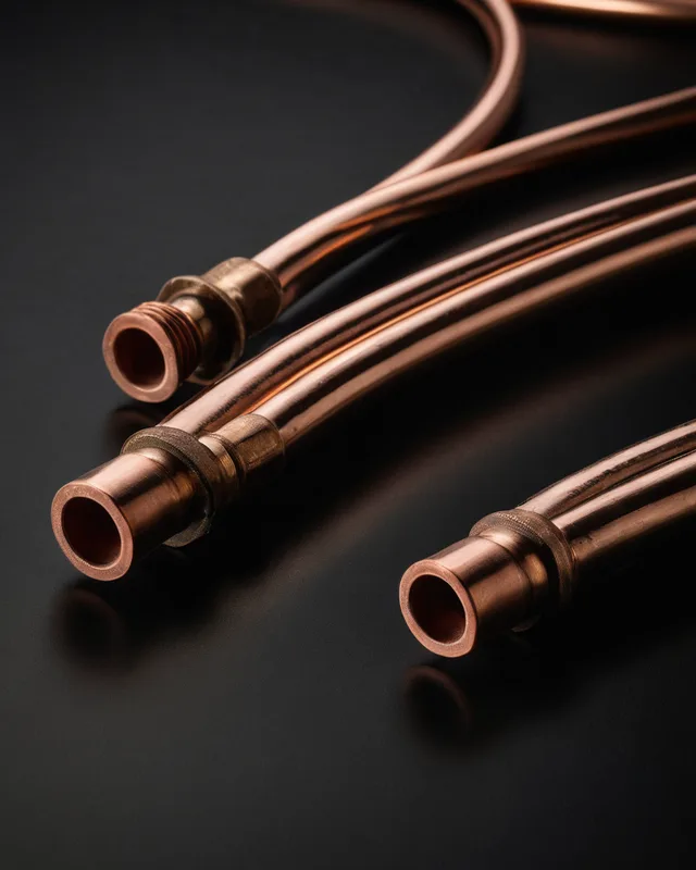 Copper refrigerant lines