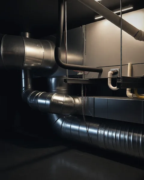 Custom ductwork from our own shop