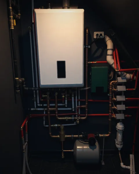 Navien unit with new copper piping