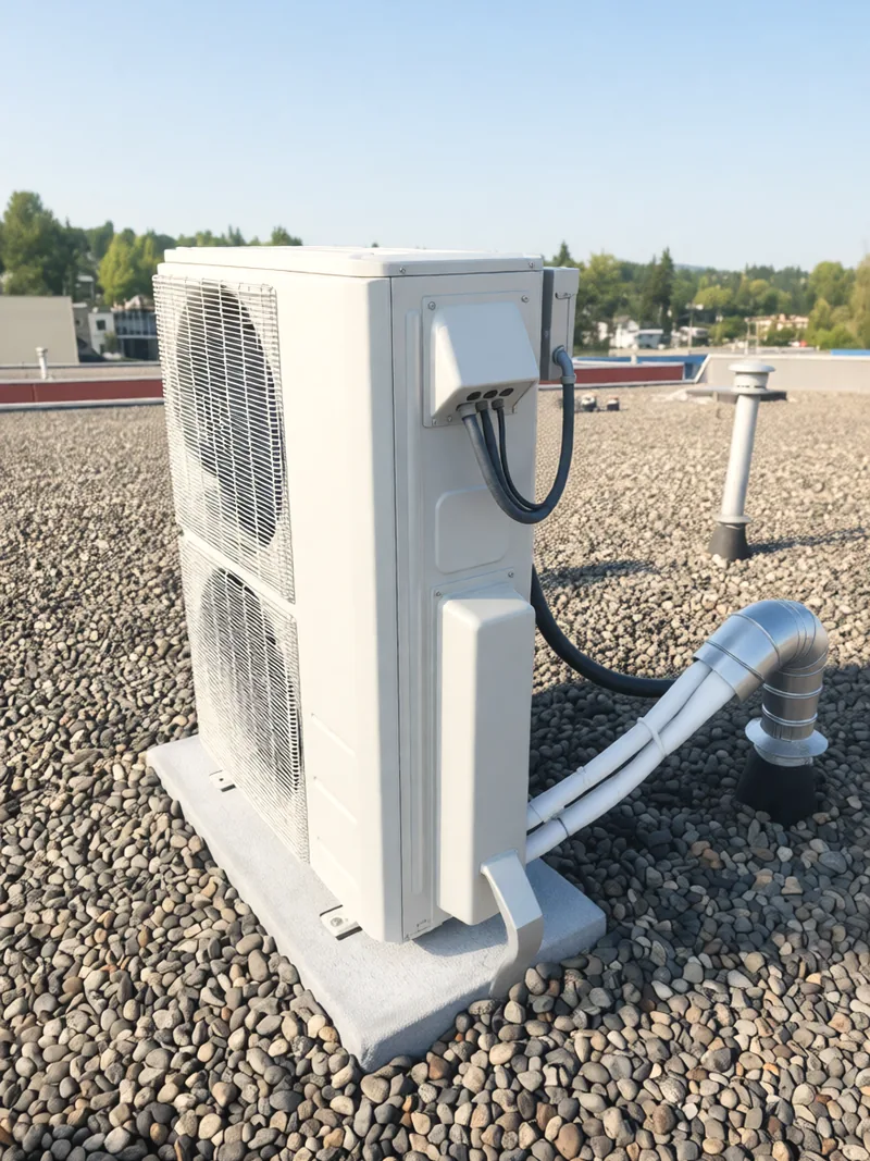 Rooftop heat pump